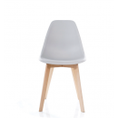 Стул SIGNAL MORIS светло-серый/бук